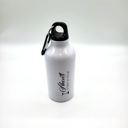 Turflaske med karabinkrok 400ml